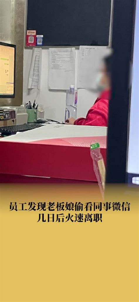 员工发现老板娘偷看同事微信火速离职 同事 微信 离职 新浪新闻