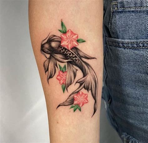 Koi Fish Tattoos On Thigh