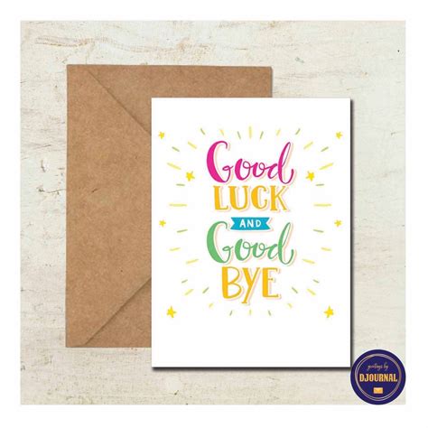 Jual Kartu Ucapan Perpisahan Kantor - Coworker Farewell Greeting Card ...