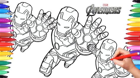 520 Avengers Coloring Pages Iron Man For Free - Hot Coloring Pages