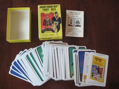 James Bond 007 Tarot Deck 78 Cards 2 Bonus Cards 1973 Live And Let Die