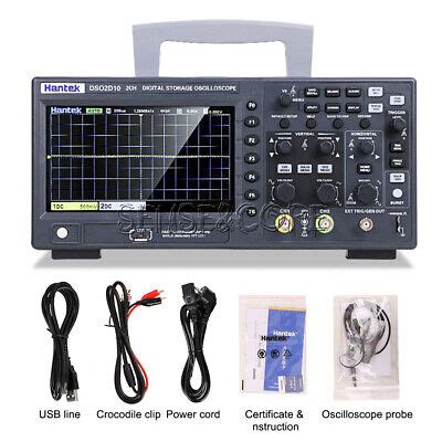 Hantek DSO2C10 DSO2C15 DSO2D10 DSO2D15 Digital Storage Oscilloscope 100 ...