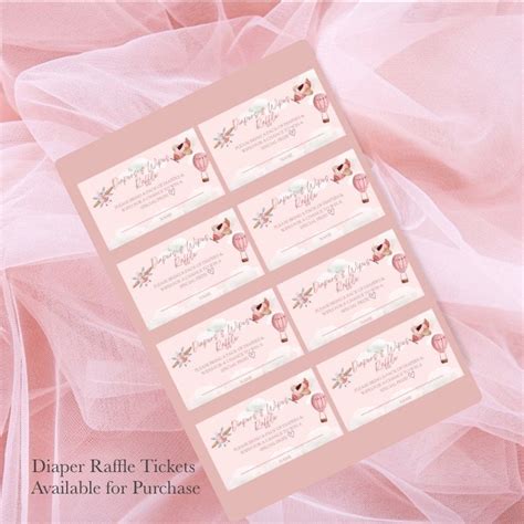 Pink Airplane Baby Shower Welcome Sign Template Hot Air Balloon Vintage Girl Baby Shower Sign