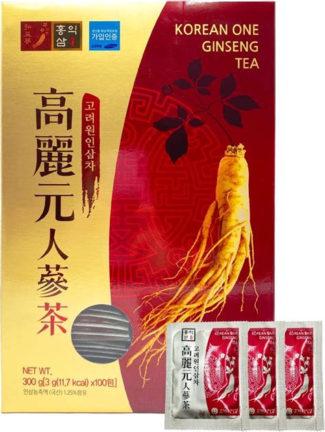 Adderenity Korean Ginseng Extract Granules Tea 3g X 100t With Red