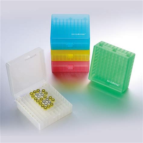 Inch Well Pp Cryobox For Cryogenic Storage Assorted Colors