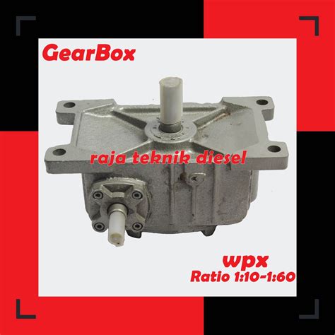 Jual MESIN SPEED REDUCER GEAR BOX WPX 200 Ratio 1 10 1 60 GEARBOX