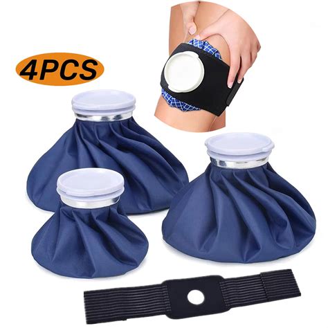 Jiarui 4PCS Reusable Ice Pack Hot Cold Body Compress Bags For Emergency Pain Relief Therapy