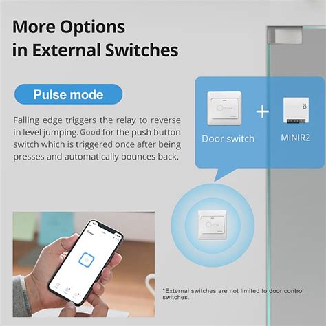 New SONOFF MINIR2 Two Way DIY Smart Switch WiFi Switch Programmable