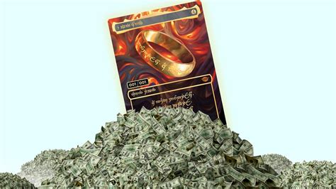 Rare One Ring Card Found In Magic The Gathering S Lord Of The Rings