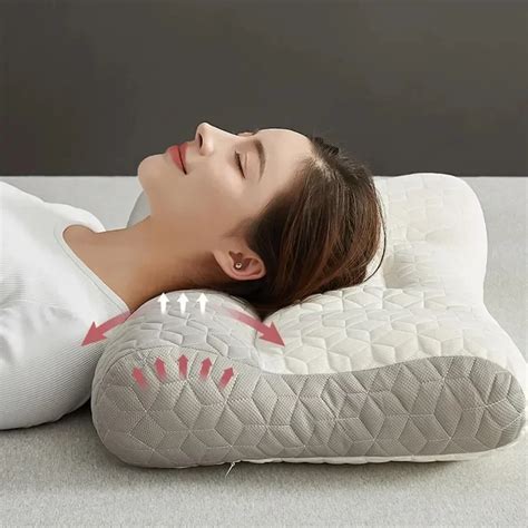 Ортопедическая подушка для шеи из латекса | AliExpress