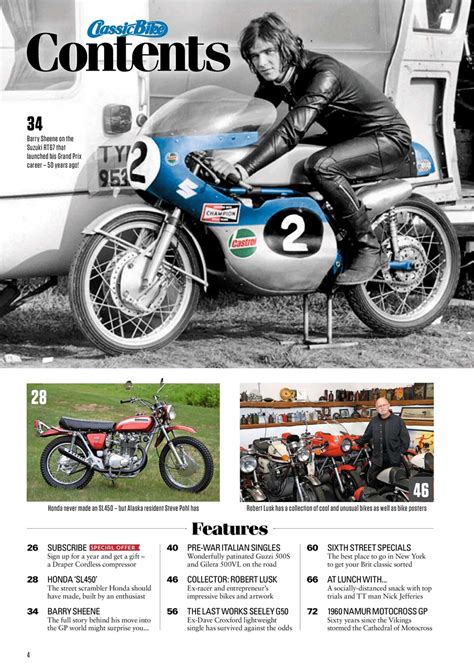 Classic Bike Magazine Sep 20 Subscriptions Pocketmags