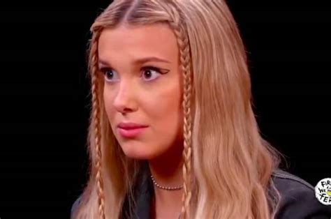 Millie Bobby Brown Is Going Viral For Absolutely Losing It While Eating A Hot Wing Like People