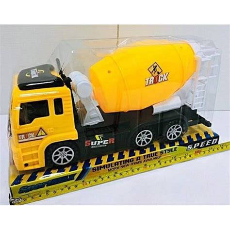 Hot Toys Cement Truck Mixer Construction Vehicle Hand Play Car With A Large Reversing Yard Good
