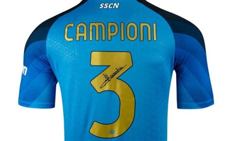 Maglia Napoli Campioni La Nuova Divisa Firmata Da De Laurentiis Costa