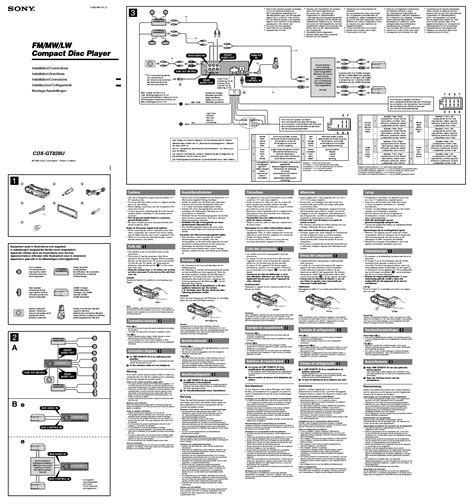 Sony Car Stereo Wiring Diagram - Database - Faceitsalon.com