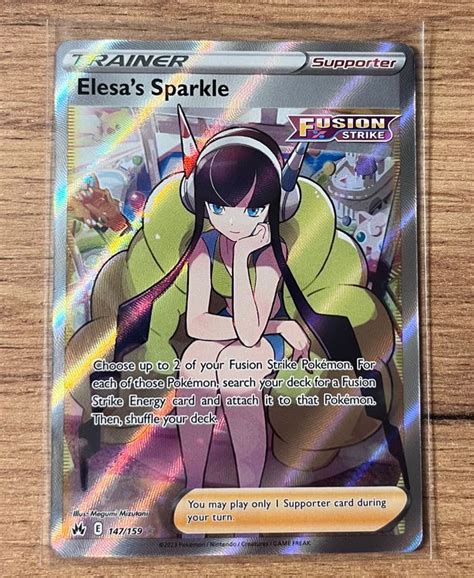 Elesas Sparkle Full Art Pokemon Crown Zenith Kaufen Auf Ricardo