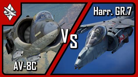 AV 8C Vs Harrier GR 7 Duel War Thunder YouTube