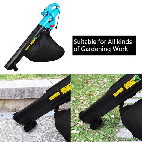 Electric Blower Leaf Vacuum 3 In 1 Multi Function Grandado