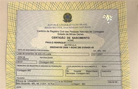 Via Da Certid O De Nascimento Pode Ser Retirada Pela Internet