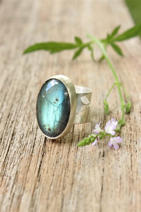 Labradorite Ring Handmade In Sterling Silver Aurelie Hesse Artisan