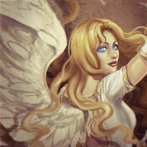 Angels Wings Blonde Girl HD Wallpaper Rare Gallery