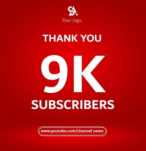 Premium Psd Psd Celebration K Subscribers Thank You Youtoube Channel