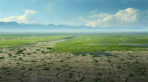 AI generated sediment alluvial plains landscape 35495995 Stock Photo at ...