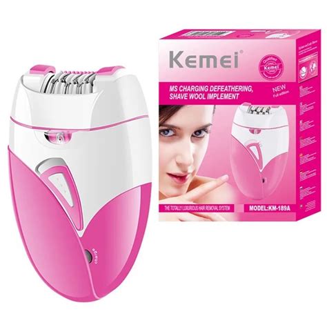 Original Kemei Electric Female Epilator For Women Facial Full Body Hair