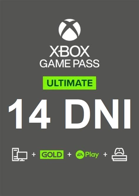XBOX GAME PASS ULTIMATE 14 DNI + LIVE GOLD + EA - 14100336670 ...