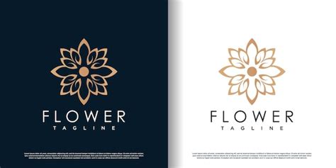 Premium Vector Flower Logo Design With Creative Concept Premium Vector