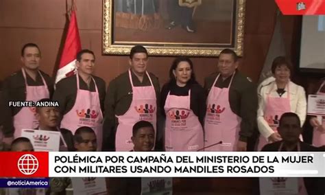 Pol Mica Por Mandiles Rosados Utilizados Por Militares En Programa