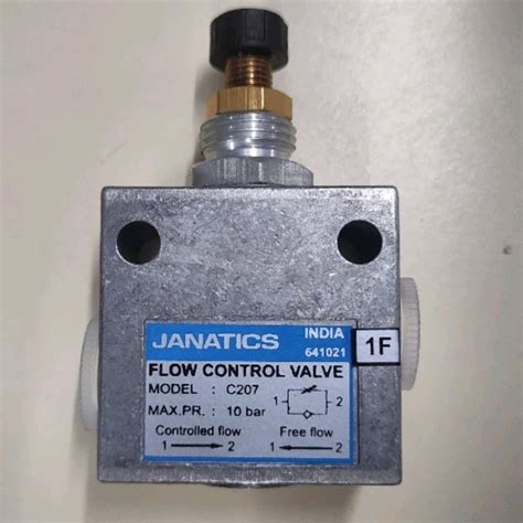 Medium Pressure Air Janatics C207 Flow Control Valve For Water Cast