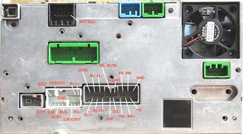 Honda CR V 2007 2009 Navigation Radio Pinout Signals PinoutGuide