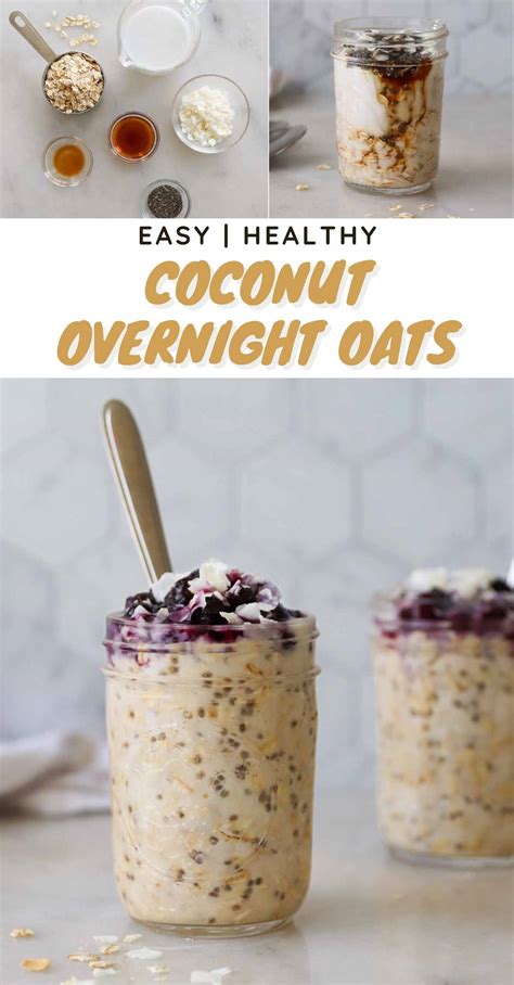 Coconut Milk Overnight Oats Cook At Home Mom