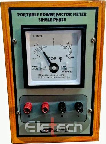 Eletech Analog Portable Power Factor Meter Single Phase For Laboratory At ₹ 3200piece In Ambala