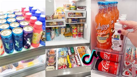 Asmr Fridge Restock Tiktok Compilation Youtube