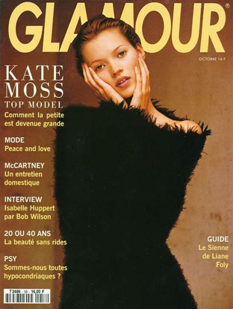 Glamour France Magazine October 1993 Kate Moss Yasmin Le Bon Isabelle