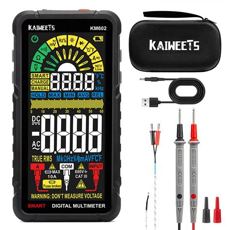 Kaiweets Km Smart Multimeter Digital Intelligent True Rms