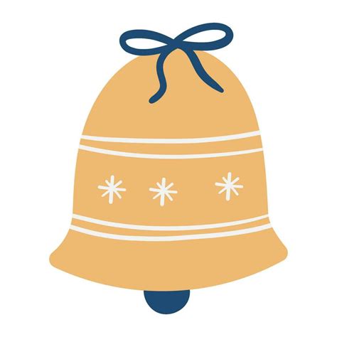 Christmas Bell Decoration Vector Illustration Vector Art At