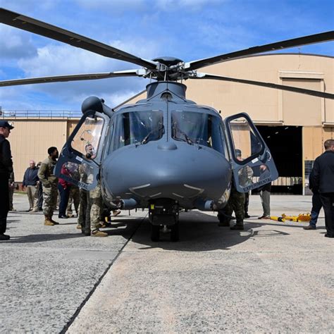 HeliHub MH 139 Grey Wolf Helicopter Visits Joint Base Andrews