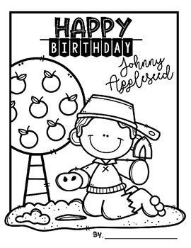 28 Johnny Appleseed Coloring Page SonasHarlee