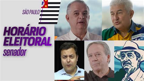 Horário Eleitoral SP candidatos a Senador 26 08 2022 YouTube