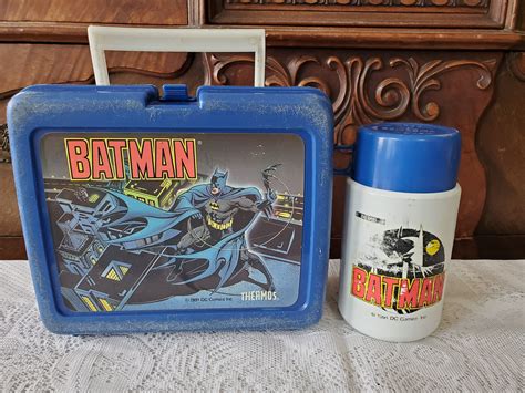 1991 batman lunch box thermos dc comics vintage lunch etsy – Artofit