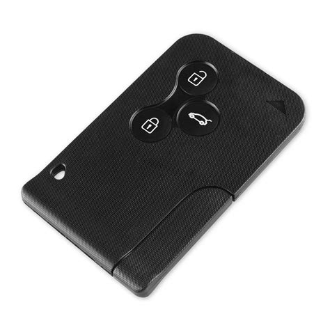 Edtara Button Smart Card With Key For Renault Clio Logan Megane