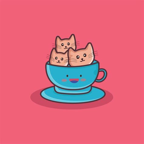 Coffeecat Vectors And Illustrations For Free Download Freepik