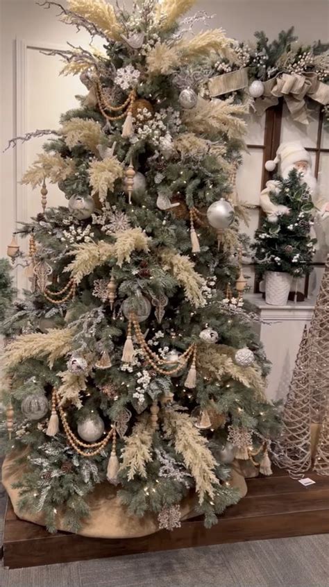 Silver And White Christmas Tree A Magical Festive Decor Glam