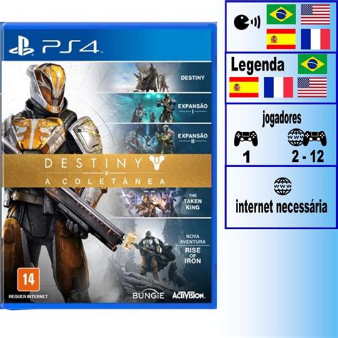 Comprar Destiny A Coletânea Para Ps4 Mídia Física Xande A Lenda