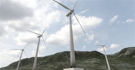 Wind Turbine : Animated : Wind Turbine : AnimatedGame / Realtime ready ...