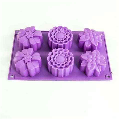 MOLDE SILICONA MINI CAKE FLORES X 6 27 9 X 17 2 Cm