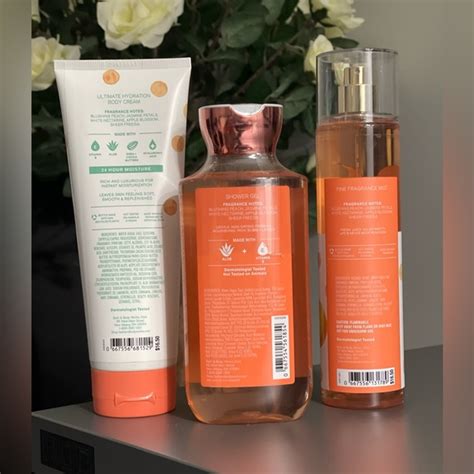 Bath Body Works Bath Body Bbw Pretty As A Peach Set Poshmark
